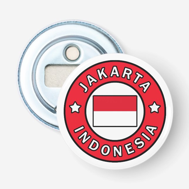 Jakarta Indonesia Bottle Opener (Front)