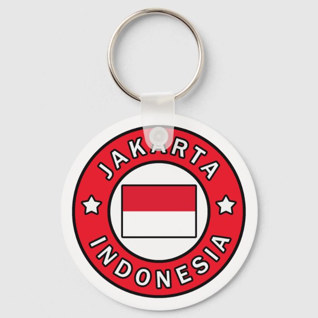 Jakarta Indonesia Key Ring (Front)