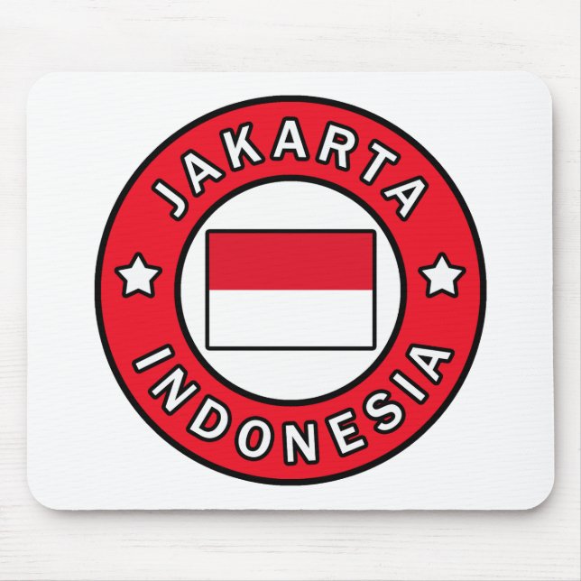 Jakarta Indonesia Mouse Mat (Front)