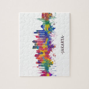 Jakarta Indonesia Skyline Jigsaw Puzzle