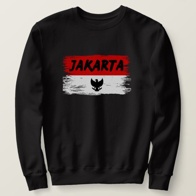 Jakarta Indonesia  Sweatshirt (Design Front)