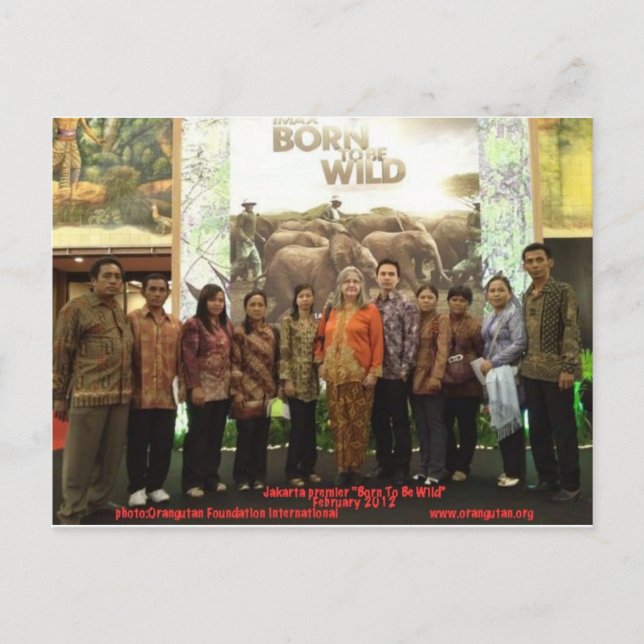 Jakarta Movie premiere Postcard (Front)