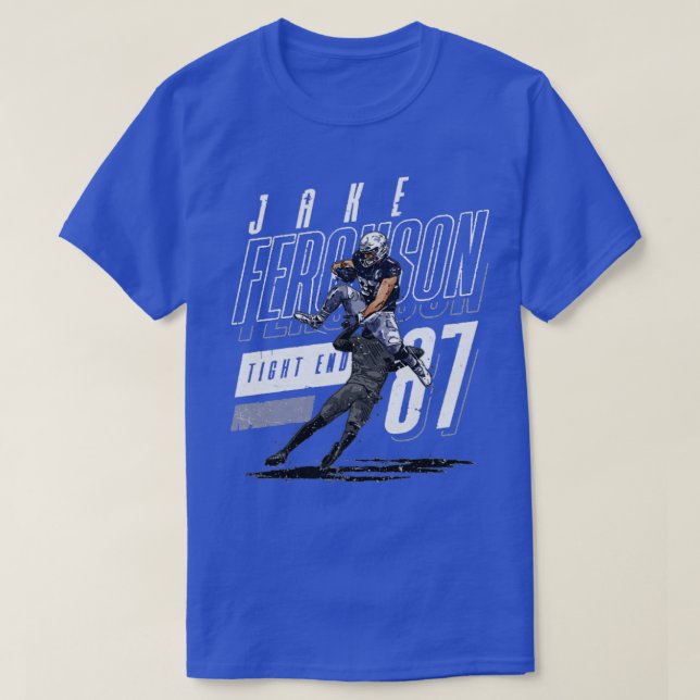 Jake Ferguson Dallas Hurdle TShirt (Design Front)