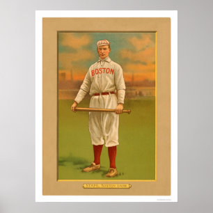 Jake Stahl Red Sox Baseball 1911 Poster