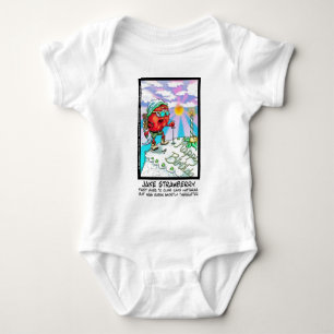 Jake Strawberry Funny Dessert Gifts & Links Baby Bodysuit