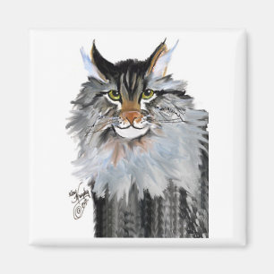 Jake the maine coon magnet
