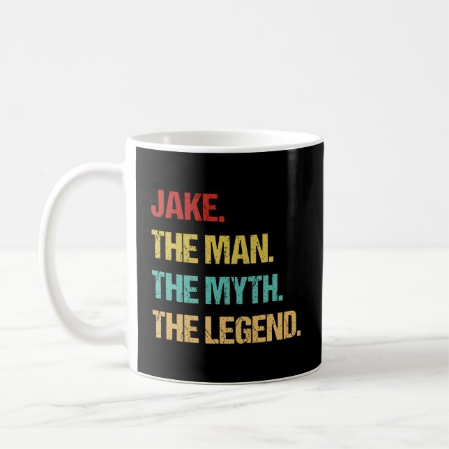 Jake The Man The Myth The Legend Coffee Mug (Left)