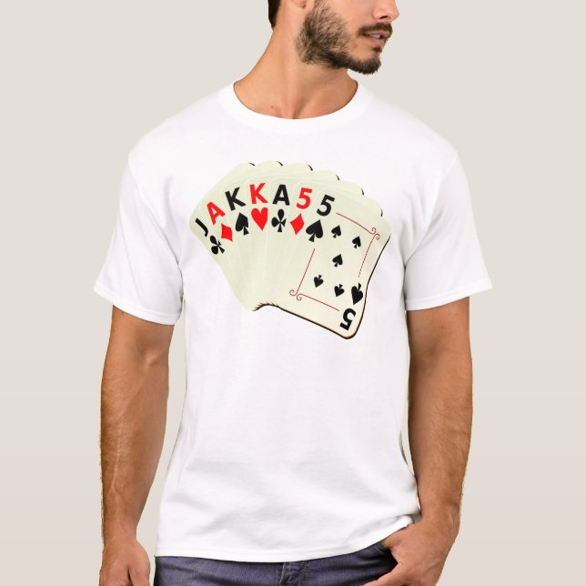 JAKKA55 Cards T-Shirt (Front)