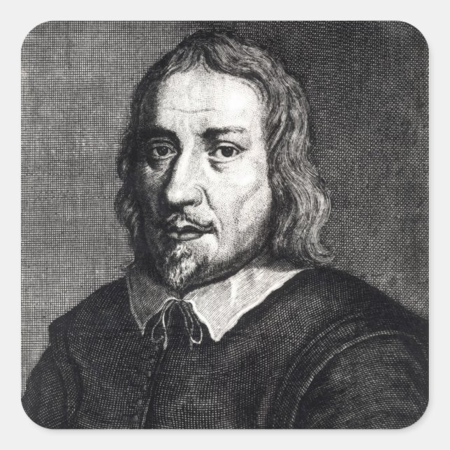 Jakob Bohme Square Sticker (Front)