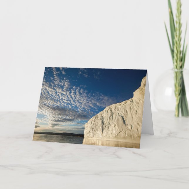 Jakobshavn Glacier in Disko Bay Card (Front)