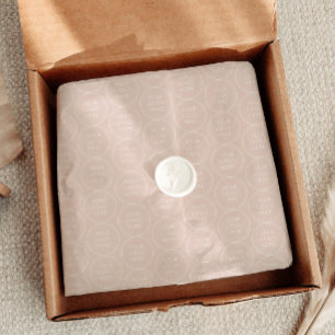 JALAINE Modern Blush Custom Logo Packaging Tissue Paper