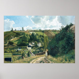 Jalais Hill, Pontoise (1867) by Camille Pissarro Poster