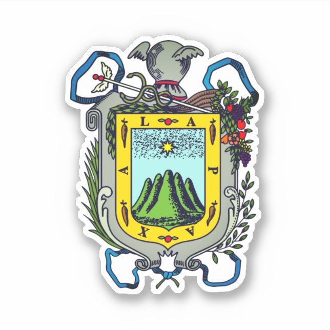 Jalapa coat of arms, Mexico (Front)