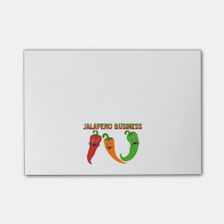 Jalapeno Business Post-it Notes