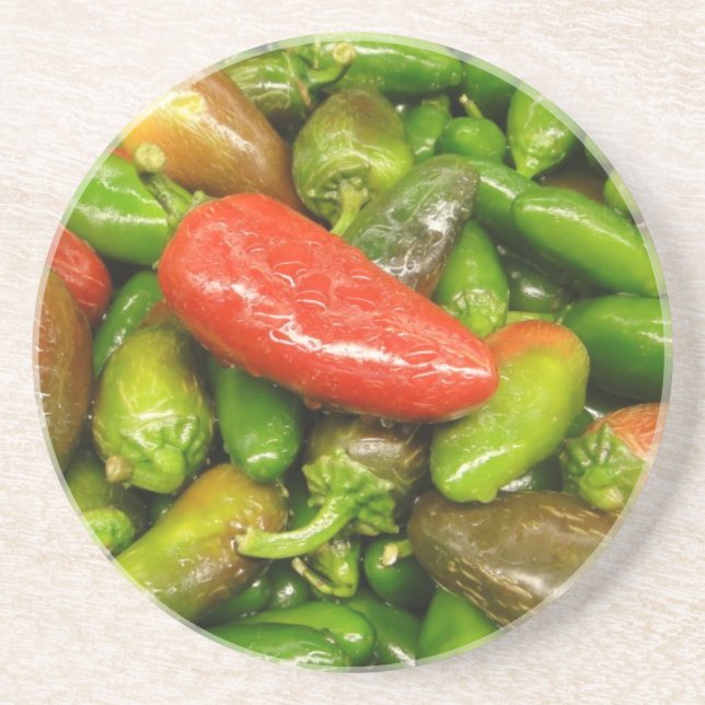 Jalapeno Delicous'o Coaster (Front)