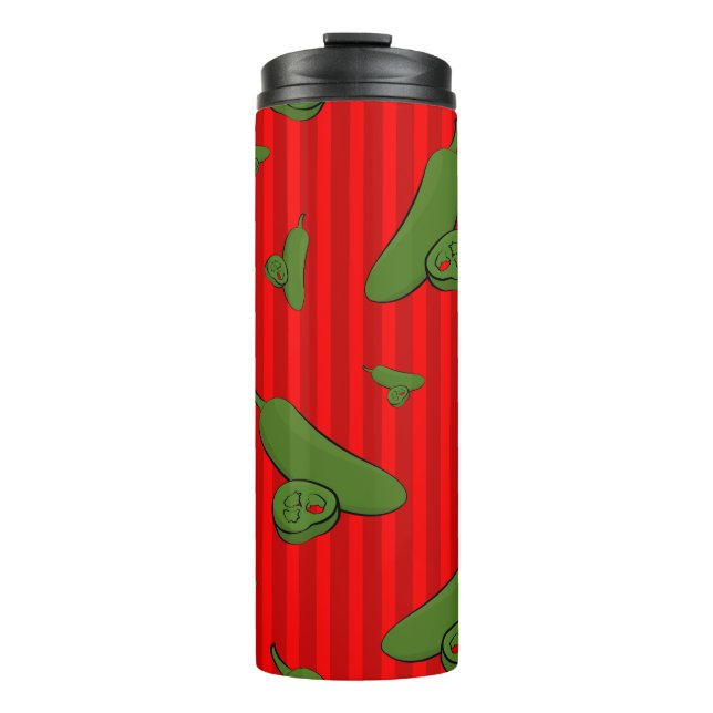 Jalapeno Illustration Thermal Tumbler (Front)