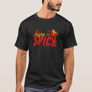 Jalapeno Keep It Spicy Mexican Chilli Cinco De May T-Shirt