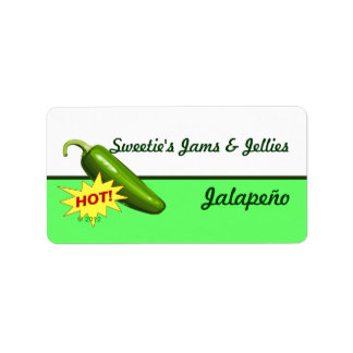 Jalapeño Pepper Labels
