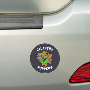 Jalapeño Puppers Car Magnet