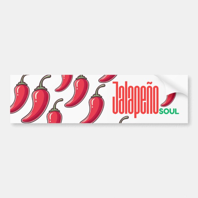 Jalapeño Soul Bumper Sticker (Front)