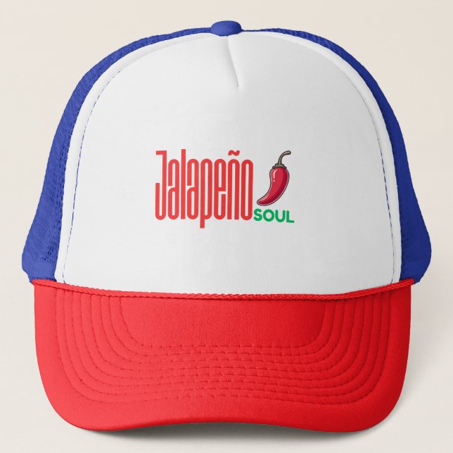 Jalapeño Soul – Spicy Spicy  Trucker Hat (Front)