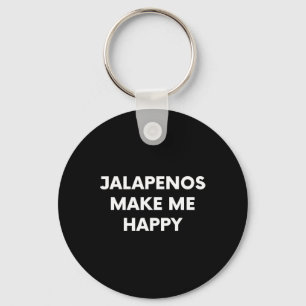 Jalapenos Funny Cinco De Mayo Humour Mexican Food Key Ring
