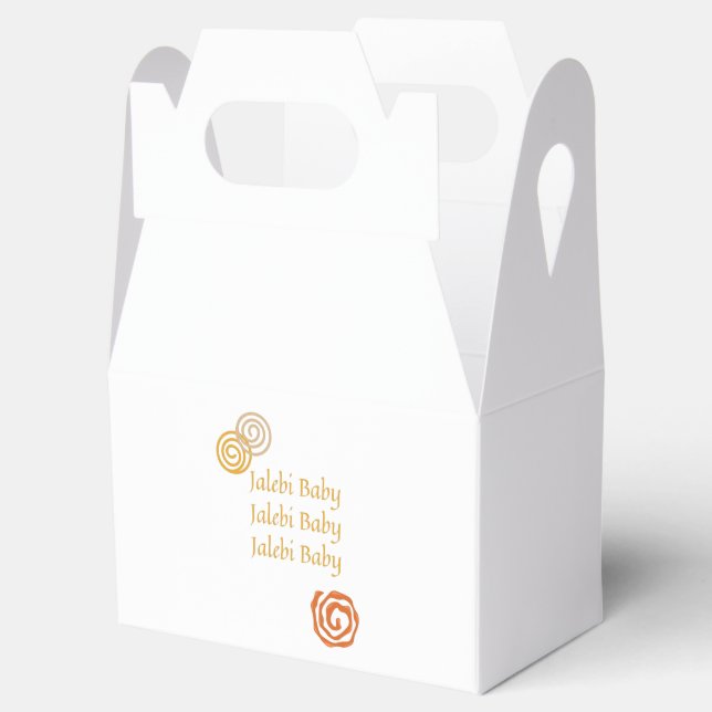 jalebi baby napkins favour box (Opened)