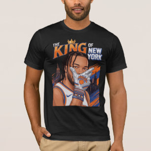 Jalen Brunson King of New York Vintage Basketball T-Shirt