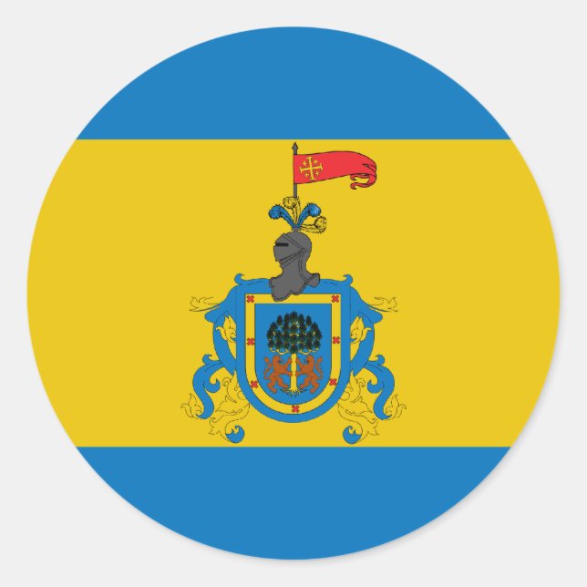 Jalisco, Mexico Classic Round Sticker (Front)