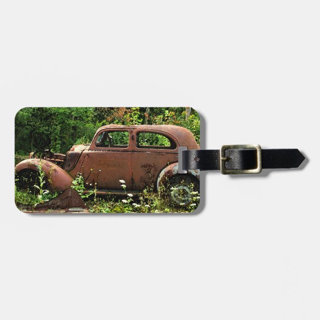 Jalopy Luggage Tag (Front Horizontal)
