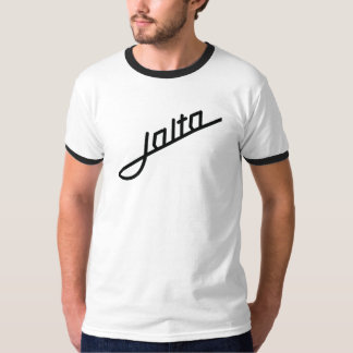 Jalta emblem in white and black T-Shirt