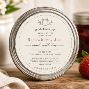 Jam Canning Food Law Ingredients Jar Label