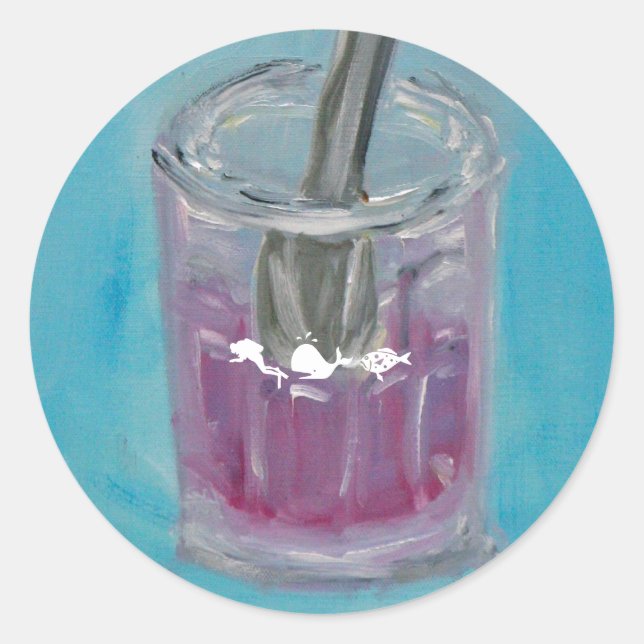 JAM CLASSIC ROUND STICKER (Front)