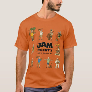 JAM Gents with Cartoon Uke Gents friend friend T-Shirt