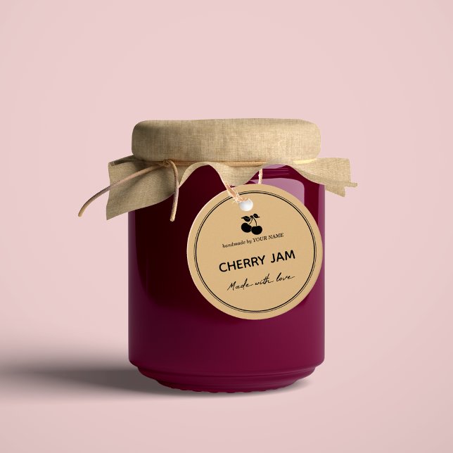 Jam Jar Hang Tag Packaging Design (Creator Uploaded)