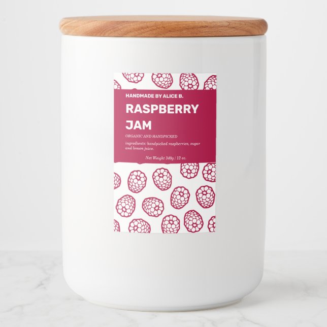 Jam Jar Label Packaging Design (Front)