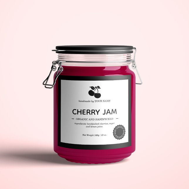 Jam Jar Label Packaging Design (Creator Uploaded)