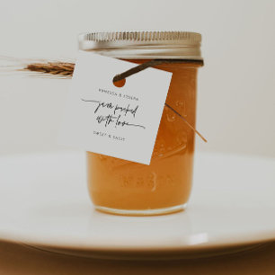 Jam Jar Tag Wedding Favour Product Label