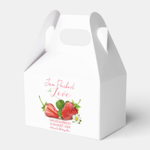 Jam Packed with Love Strawberry Fruit Favour Box
