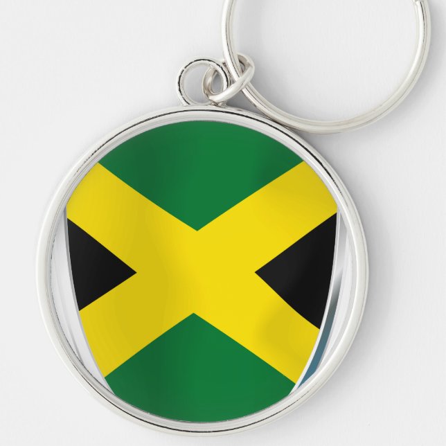 Jamacia Shield Key Ring (Front)