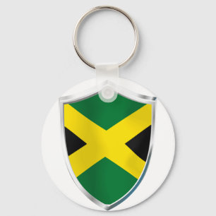 Jamacia Shield Key Ring