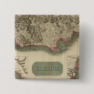 Jamaica 15 Cm Square Badge