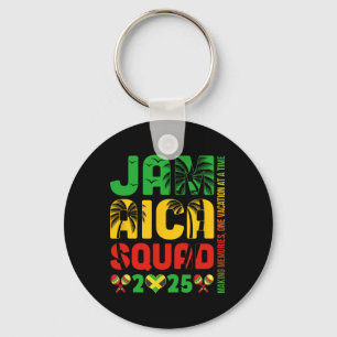 Jamaica 2025 Vacation Trip Matching Family Squad G Key Ring
