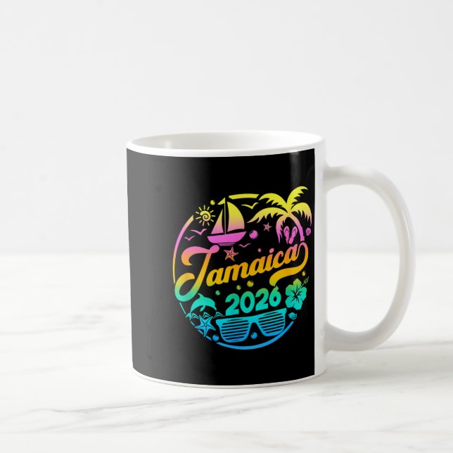 Jamaica 2026 Family Vacation Beach Matching Group  Coffee Mug (Right)