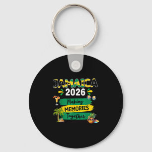 Jamaica 2026 Vacation Trip Matching Family Squad G Key Ring