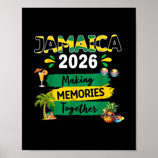 Jamaica 2026 Vacation Trip Matching Family Squad G Poster