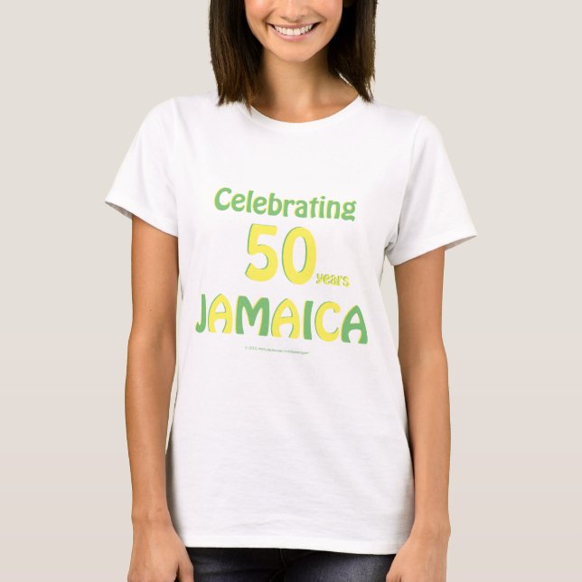 Jamaica 50th Anniversary T-Shirt (Front)