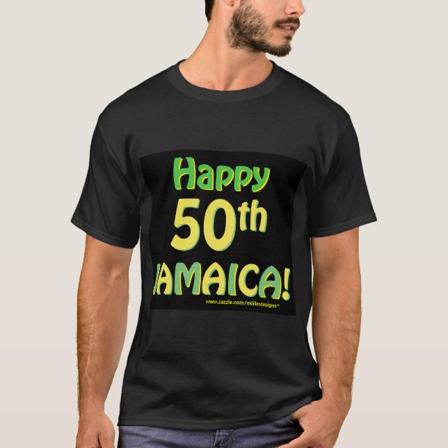Jamaica 50th Anniversary Tees (Front)