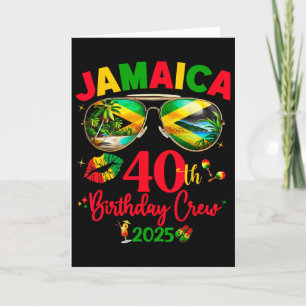 Jamaica 50th Birthday Trip 2025 Card