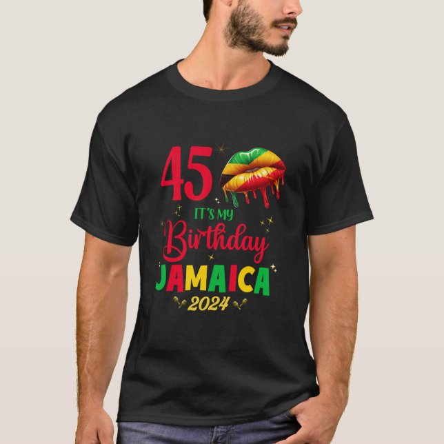Jamaica 50th Birthday Trip Girls Outfit Long Sleev T-Shirt (Front)